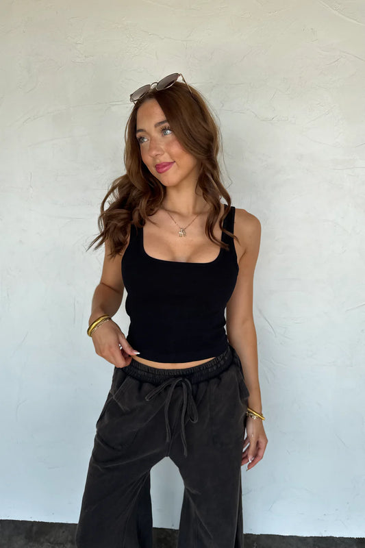 Everywhere Tank- Black PREORDER BB782