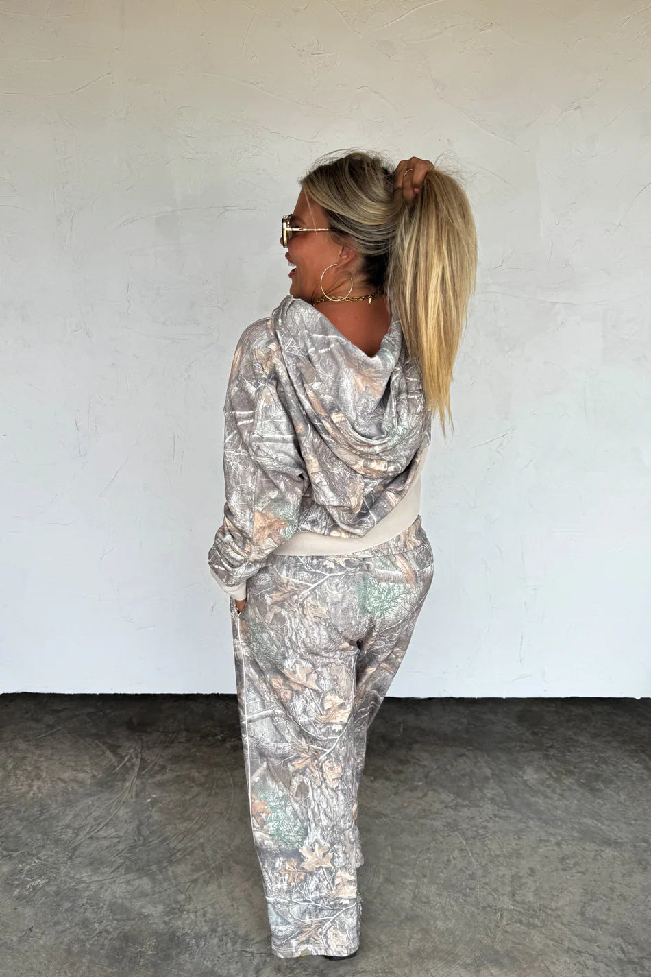 Camo Wide Leg Pants