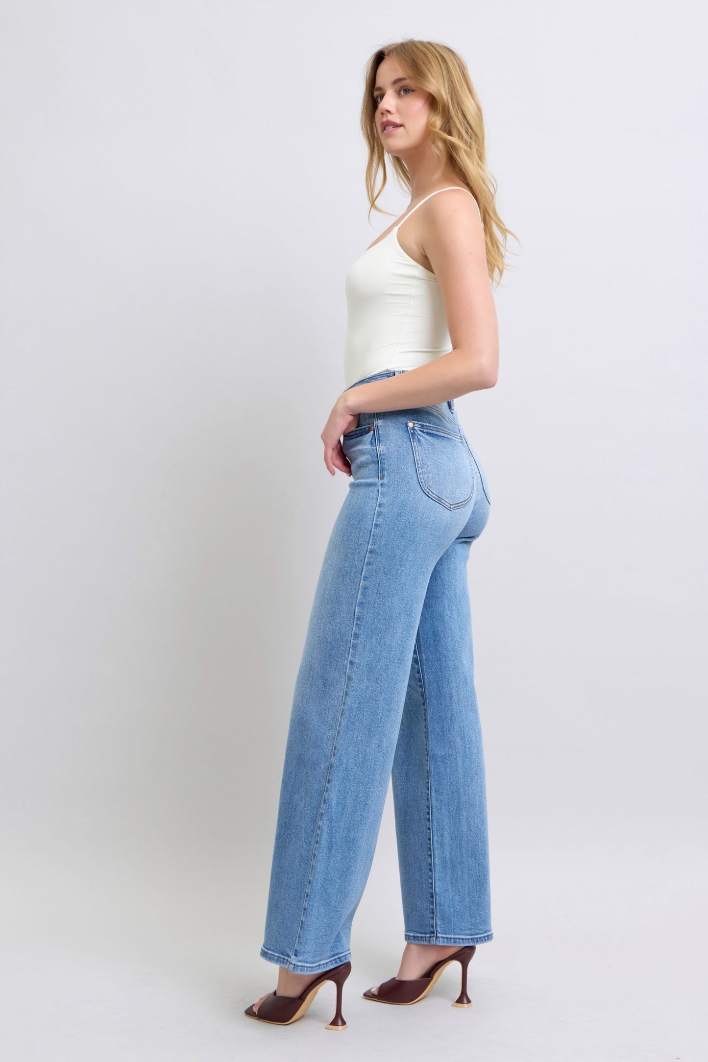 The Gwendolyn- Judy Blue Wide Leg Jeans