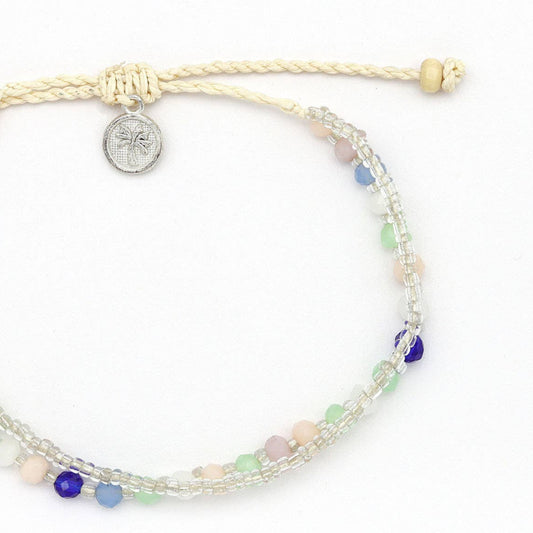 Kanawa Beach Beaded Anklet- Summer Tones