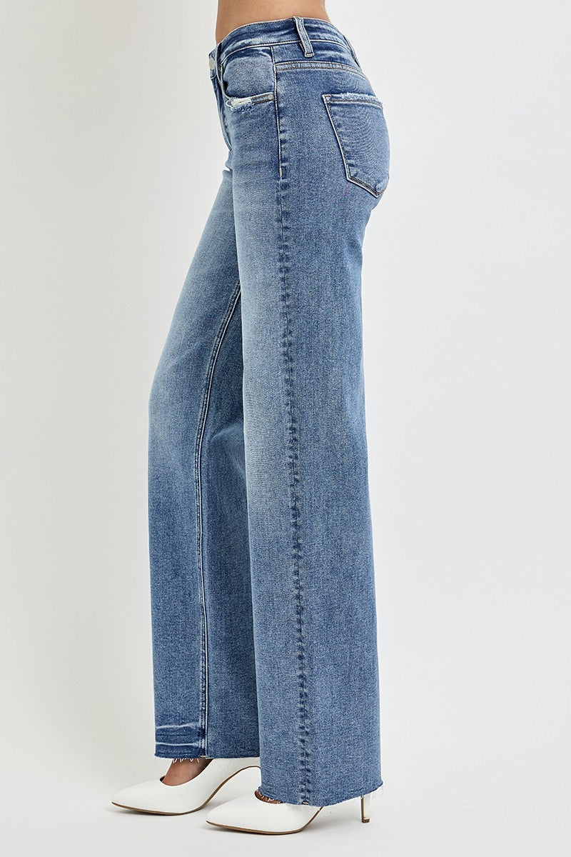 The Micaela- RISEN Straight Leg Jeans