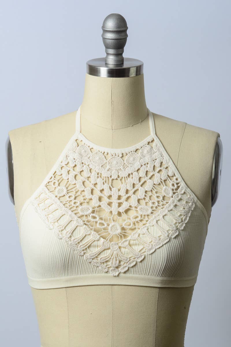 🌼 Crochet Brami Top - Open Pack Sizes XS/S, M/L, XL: Sage / M/L