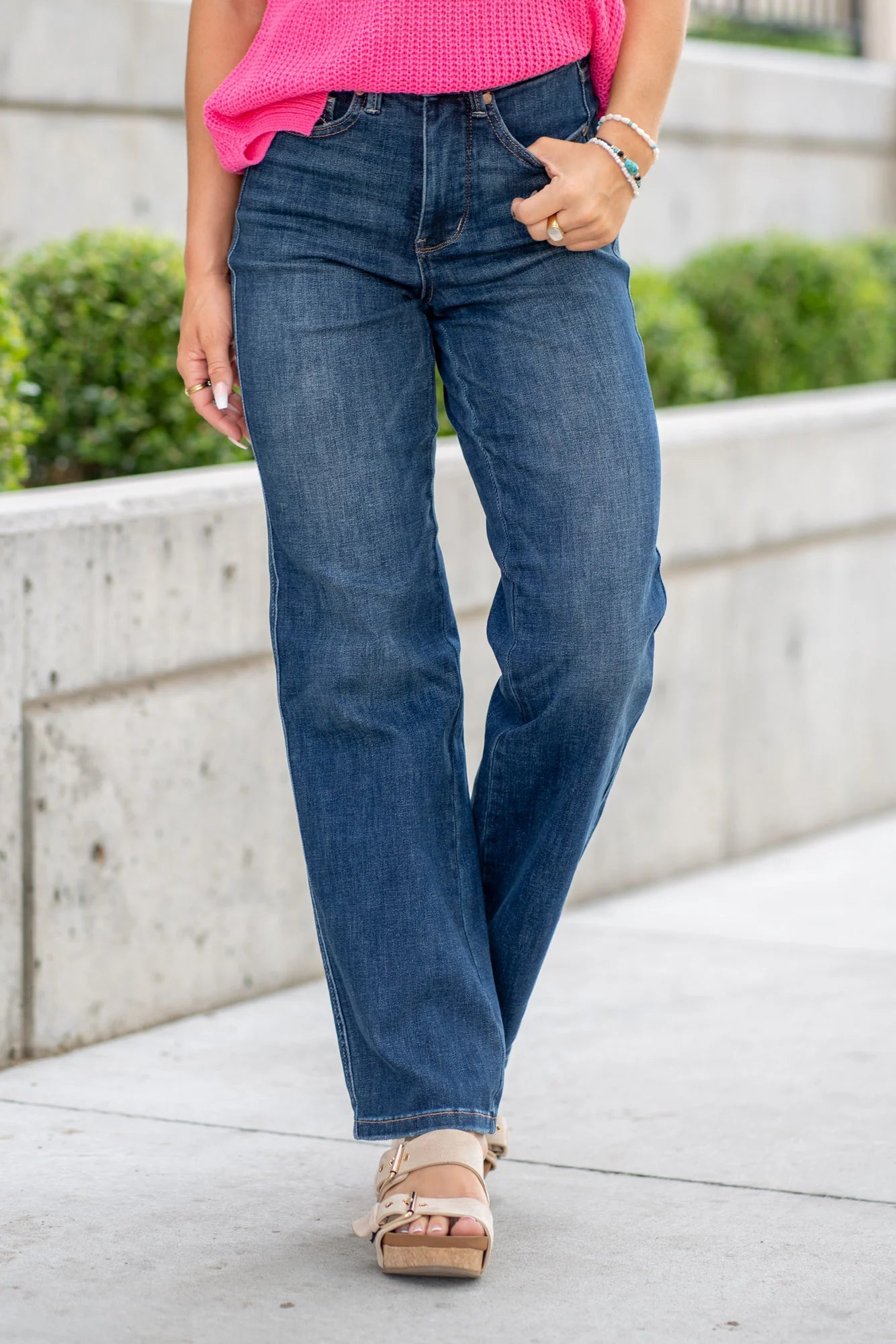 The Corrin- Judy Blue Tummy Control Straight Jeans