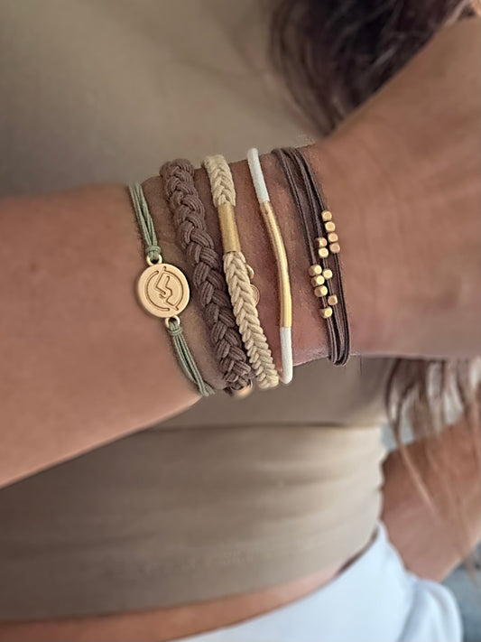 Climb: K'lani hair tie & bracelets