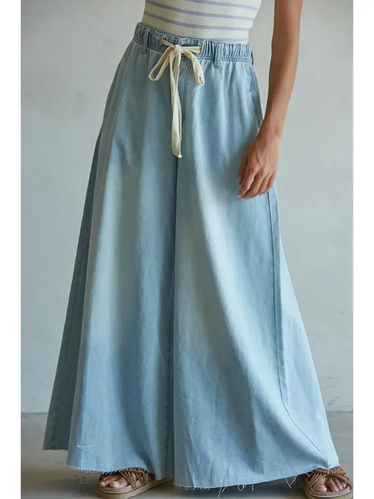 Tulum Wide Leg Jeans- Light Denim BD283