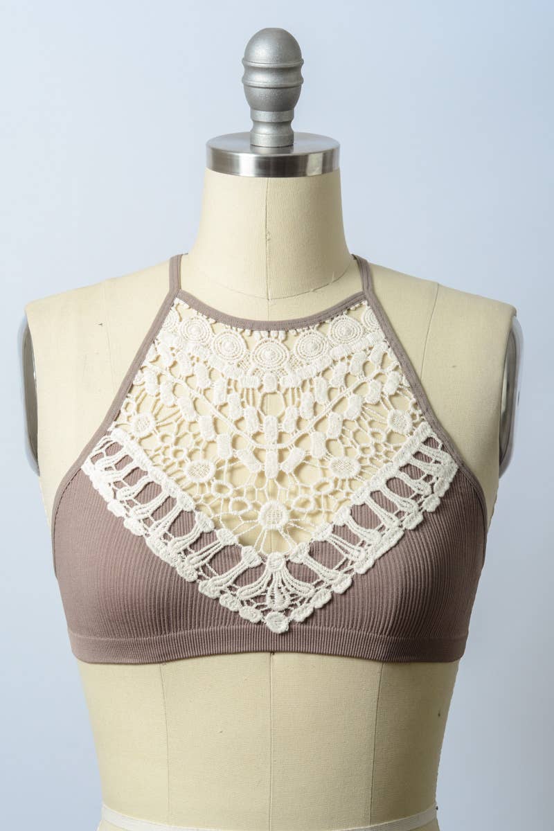 🌼 Crochet Brami Top - Open Pack Sizes XS/S, M/L, XL: Sage / M/L