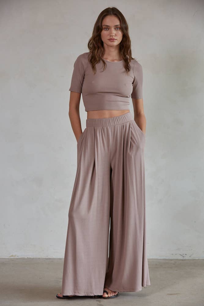 RJ3137 | THE KALI PANTS: Light Mocha / S