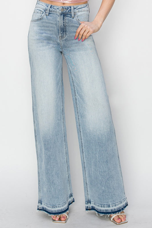 The Pruett High Rise Wide Leg Jeans