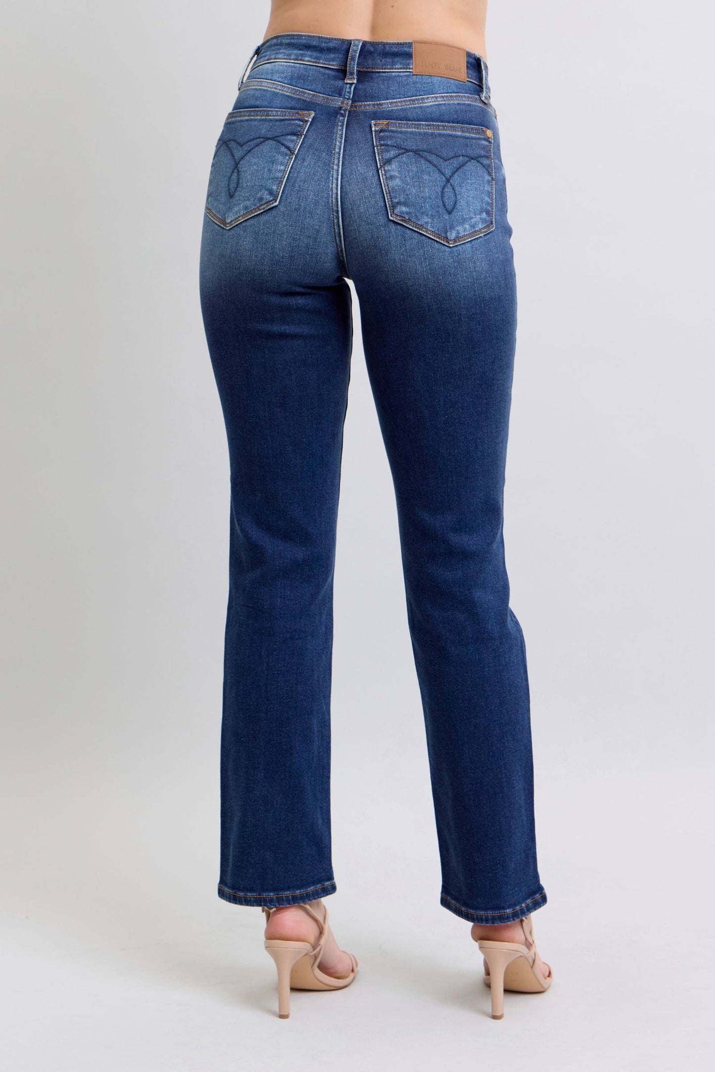 The Juliette- Judy Blue Straight Leg Jeans