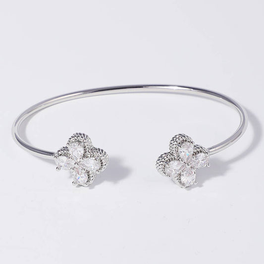 Diamond Digger Adjustable Bracelet- Platinum Problems Silver a9518xc