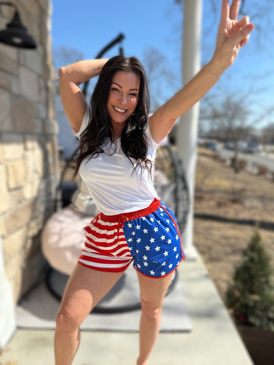 All American Drawstring Everyday Shorts