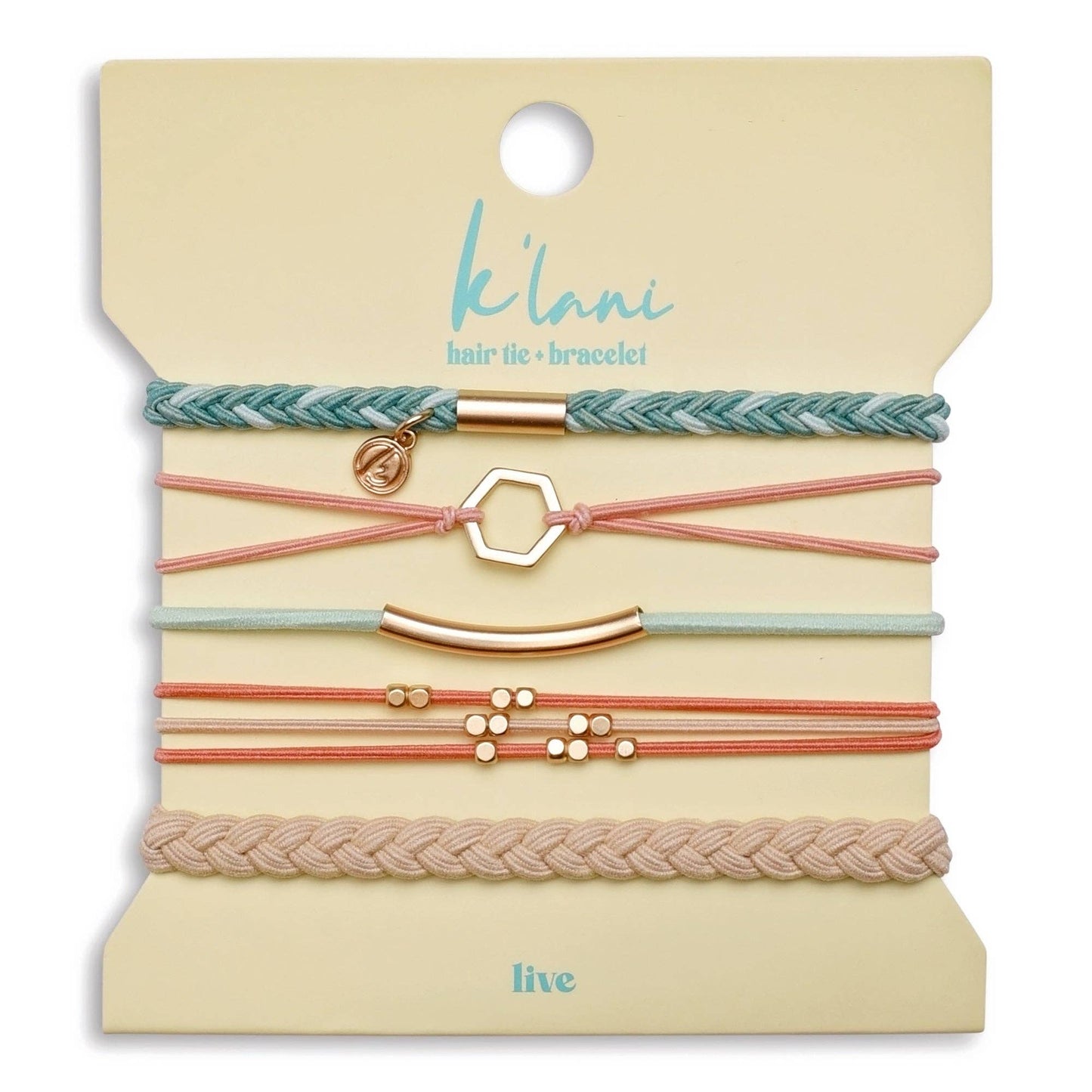 Live: K'lani hair tie & bracelets