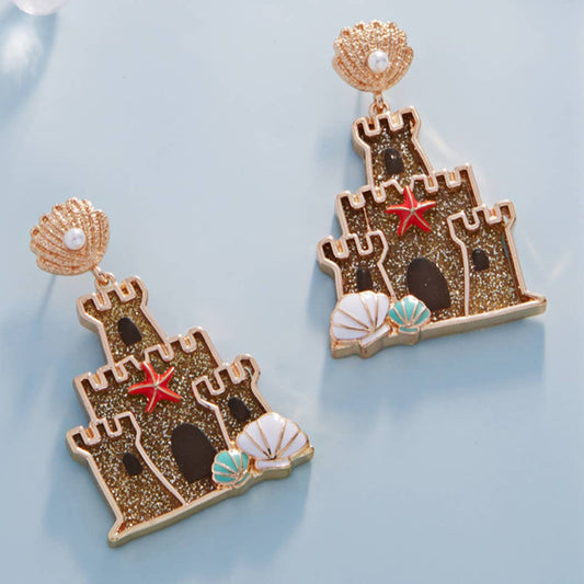 Sand Castle Earrings