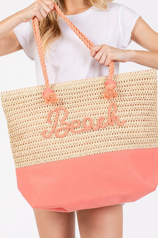 Beach Bag-coral