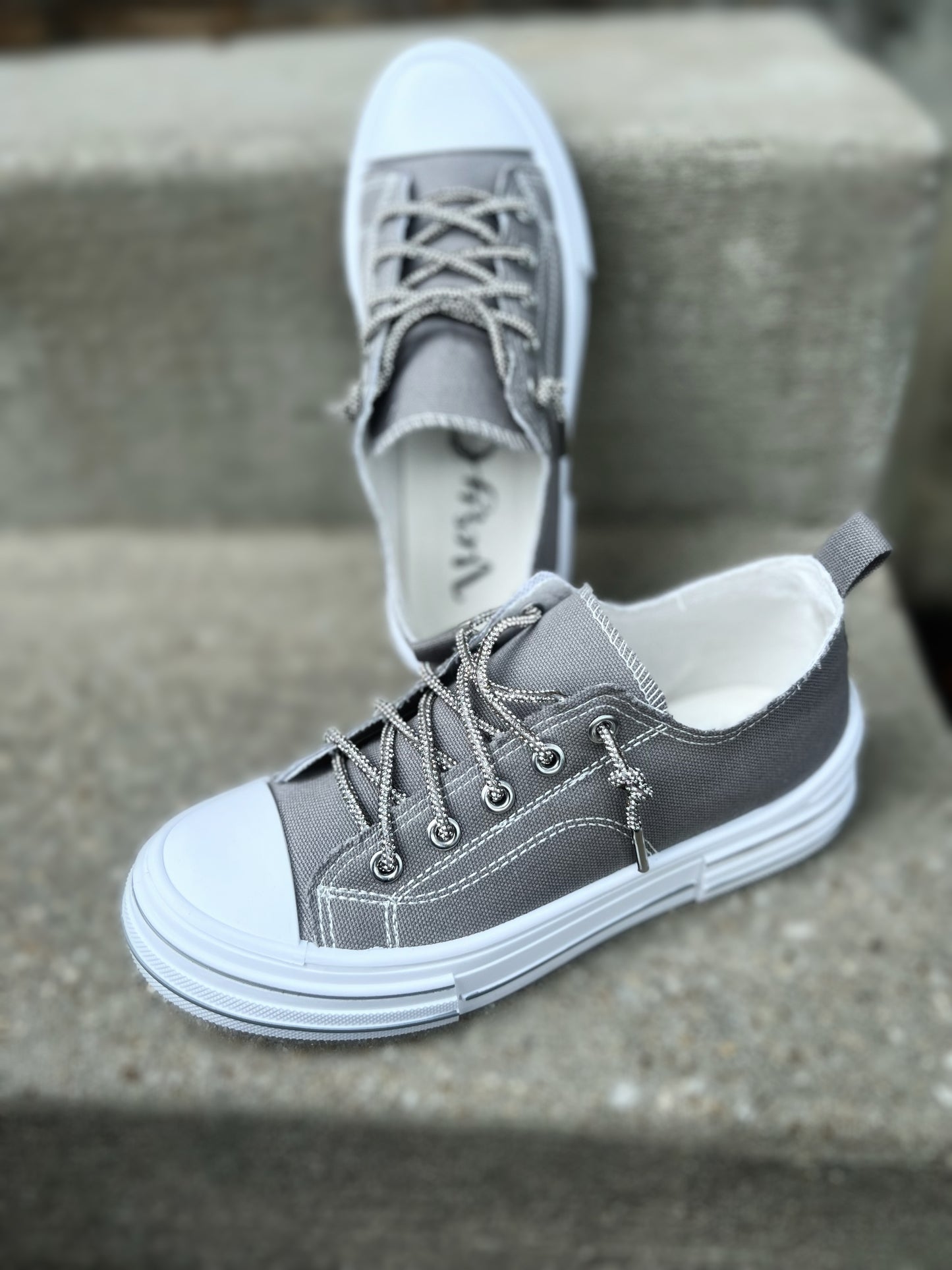 Hometown Honey Sneakers- Grey