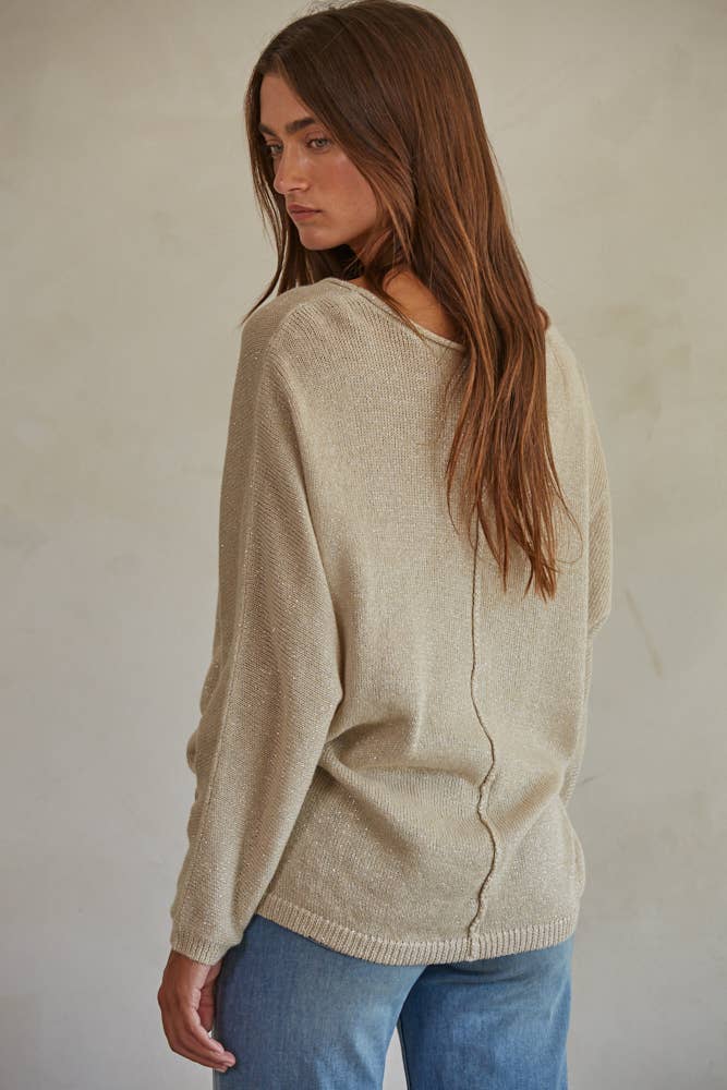 Chill Mode Knit Top- Taupe