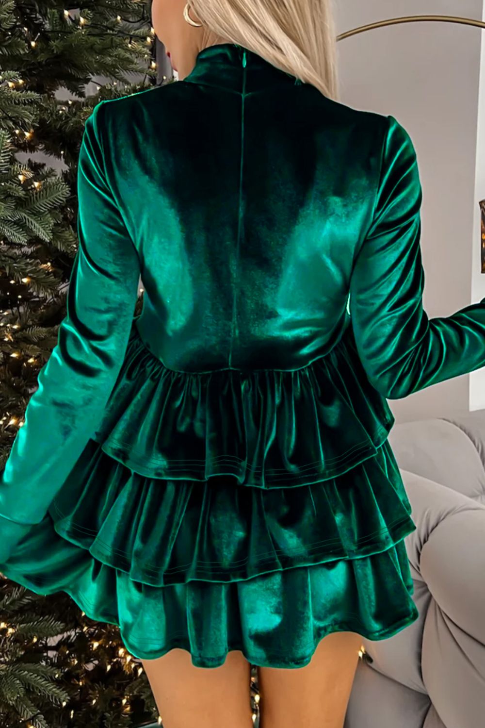 Party Time Velvet Dress - 3 Colors - Black, Emerald, Ruby