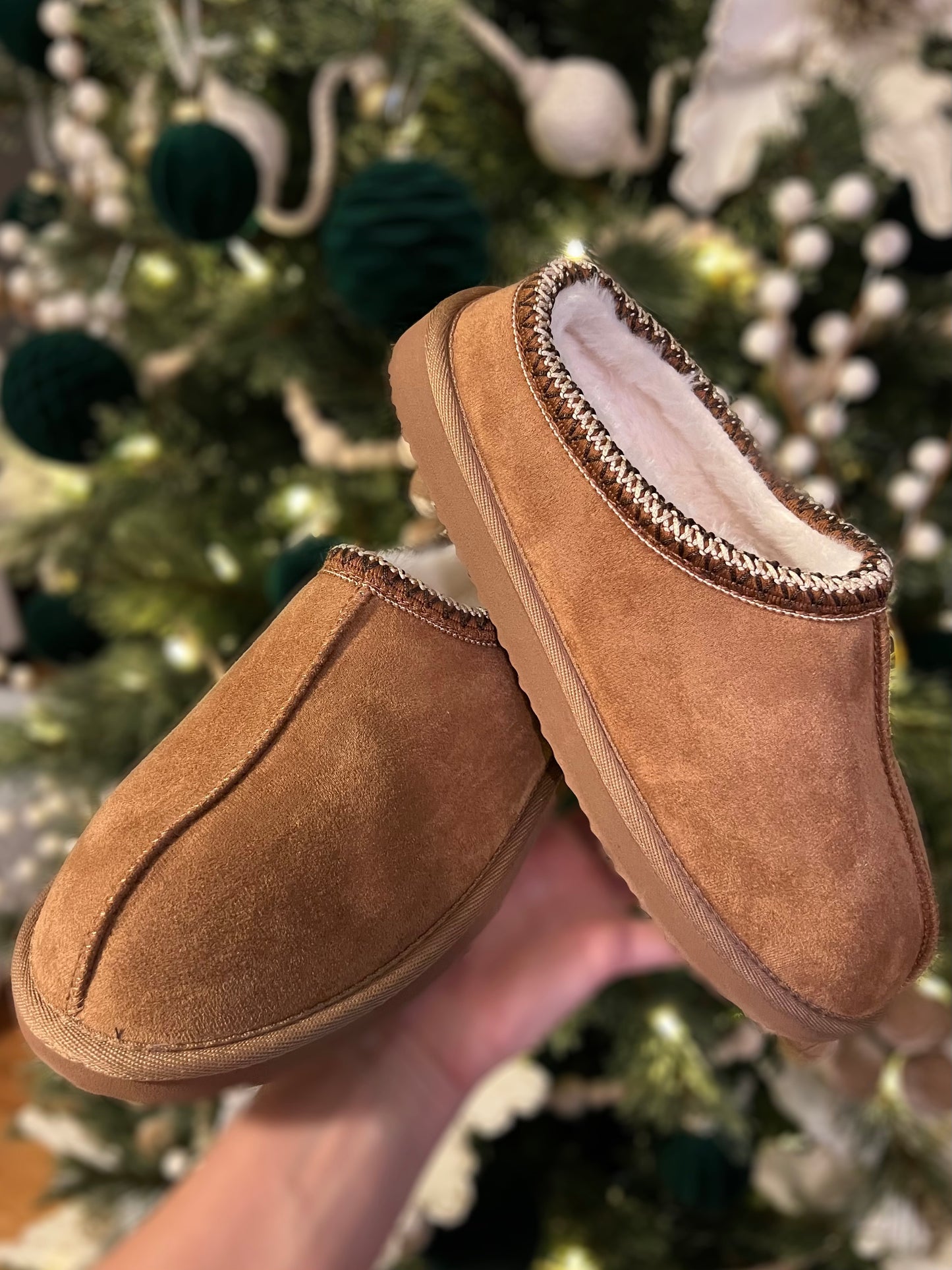 Walking Cozy Regular Slip Ons- Chestnut