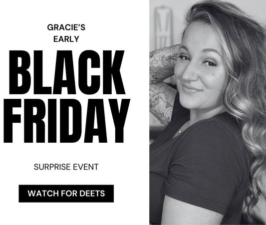 RSVP to Gracie’s Black Friday Event!