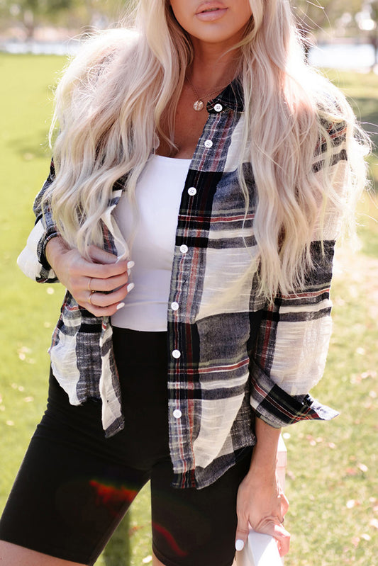 Routinely Casual Plaid Shirt