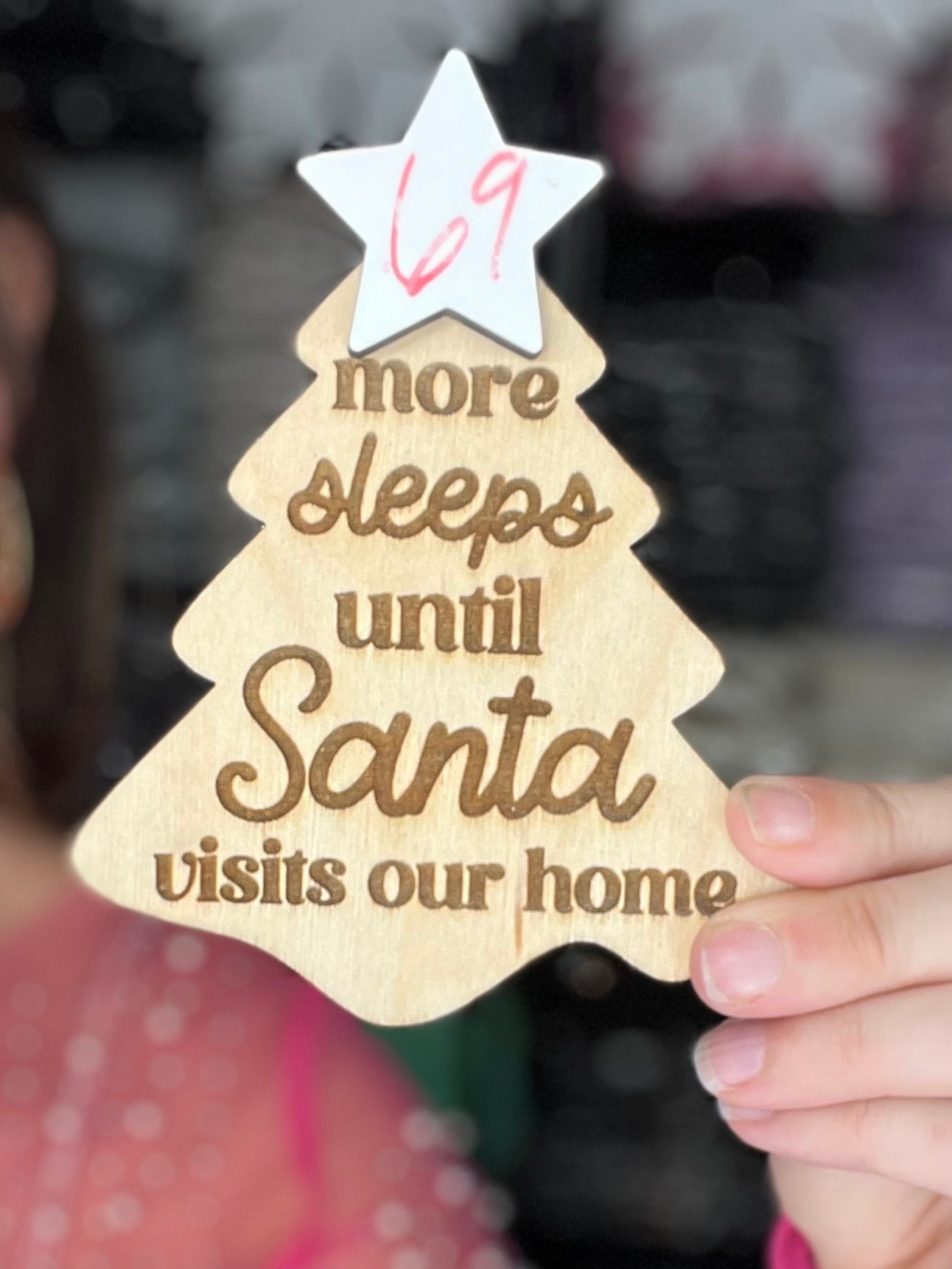 #1 Christmas Countdown Dry Erase