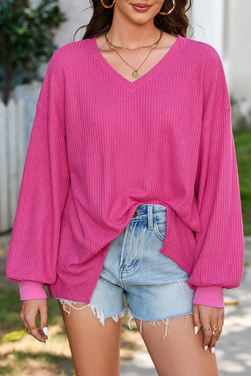 Love It Or Leave It Knit Top- 5 Colors (Blush, Mocha, Raspberry, Dark Green, Lavender)