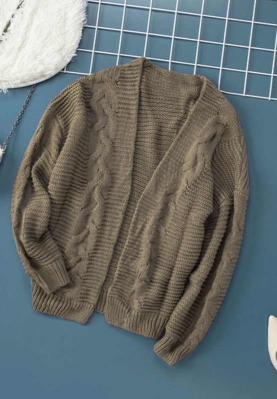 Cable-Knit Cardi