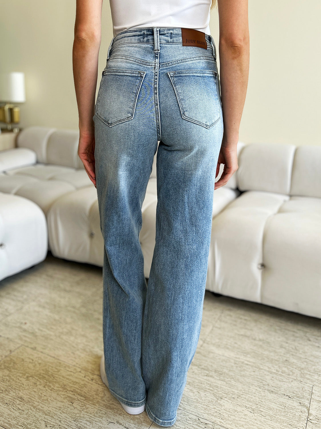 The Mandy- Wide Leg Judy Blue Jeans