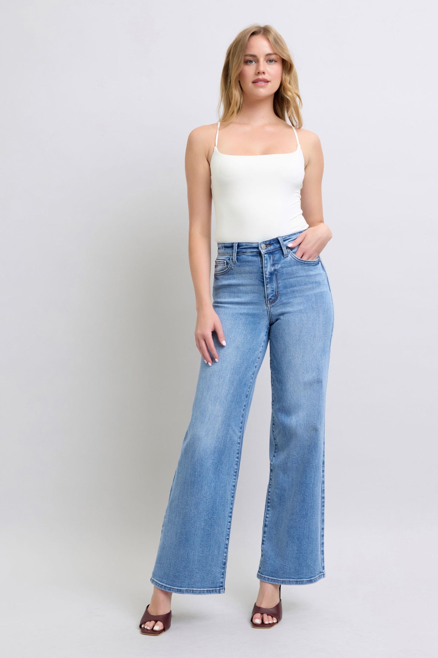 The Gwendolyn- Judy Blue Wide Leg Jeans