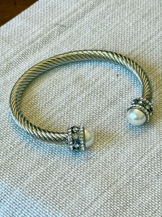 Yurman Pearl Adjustable Bangle Bracelet