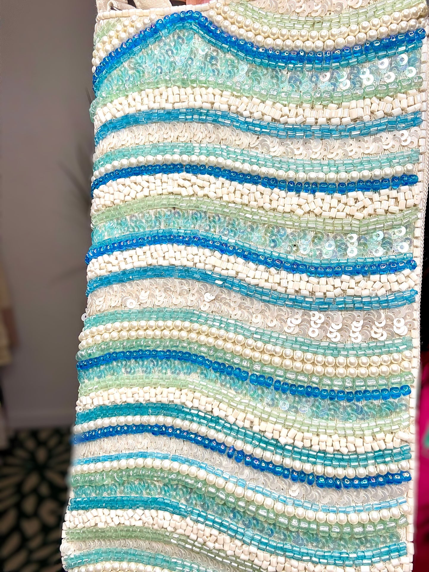 Making Waves Beaded Crossbody Bag