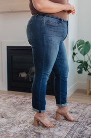 The Rayne- Cuffed Slim Fit Judy Blue Jeans