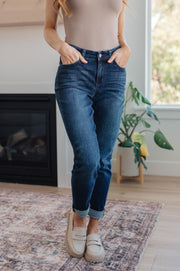 The Rayne- Cuffed Slim Fit Judy Blue Jeans