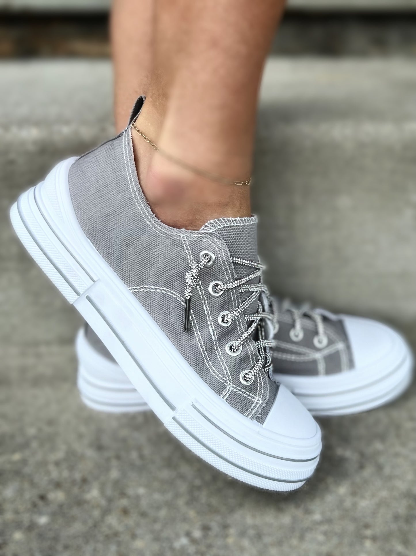 Hometown Honey Sneakers- Grey