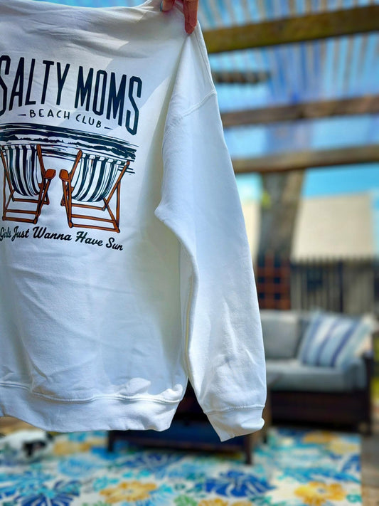 Salty Moms Beach Club Long Sleeve