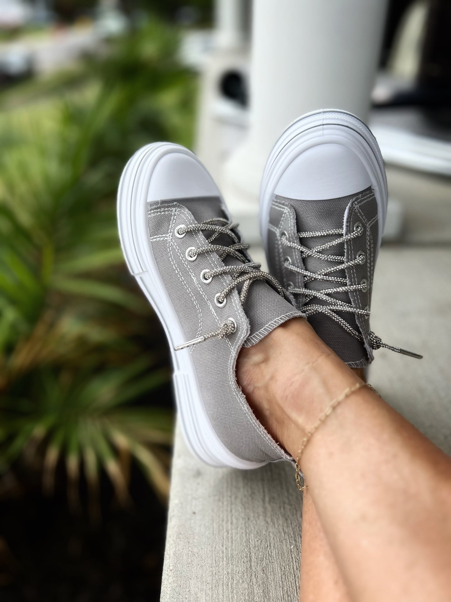 Hometown Honey Sneakers- Grey