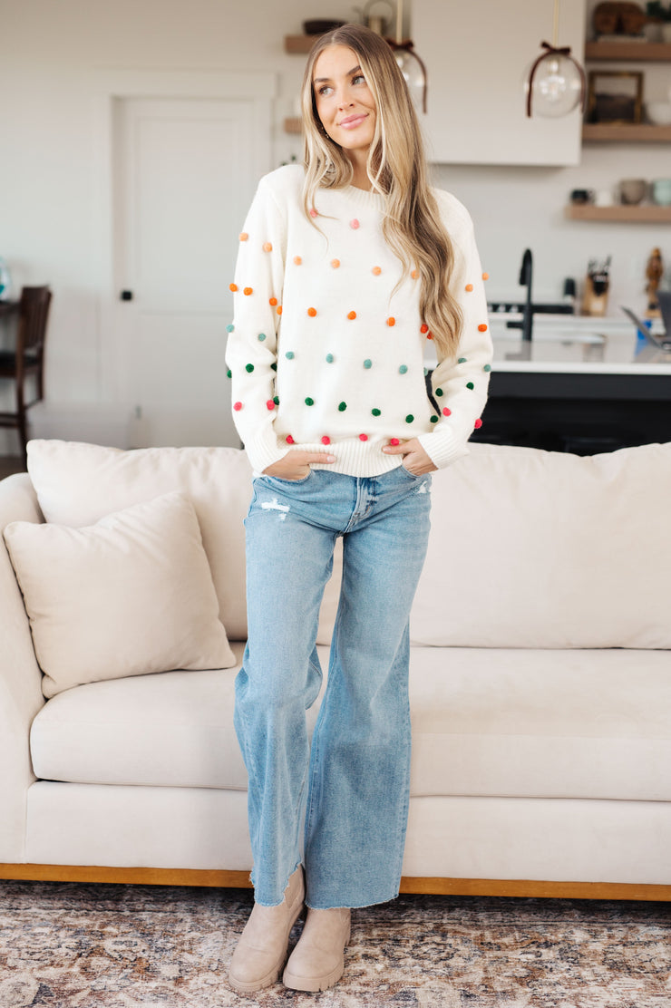 Candy Buttons Sweater
