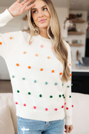 Candy Buttons Sweater