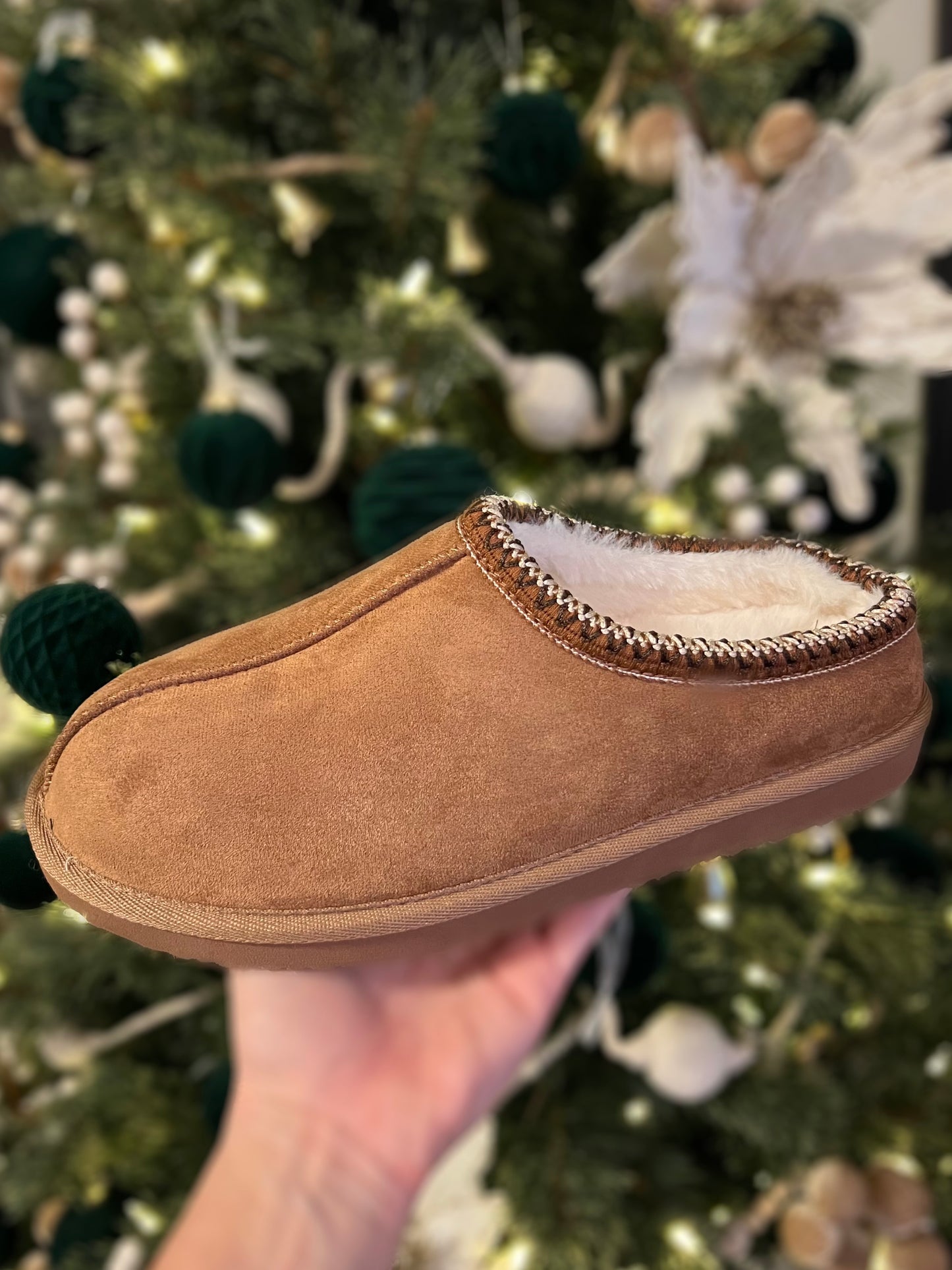 Walking Cozy Regular Slip Ons- Chestnut