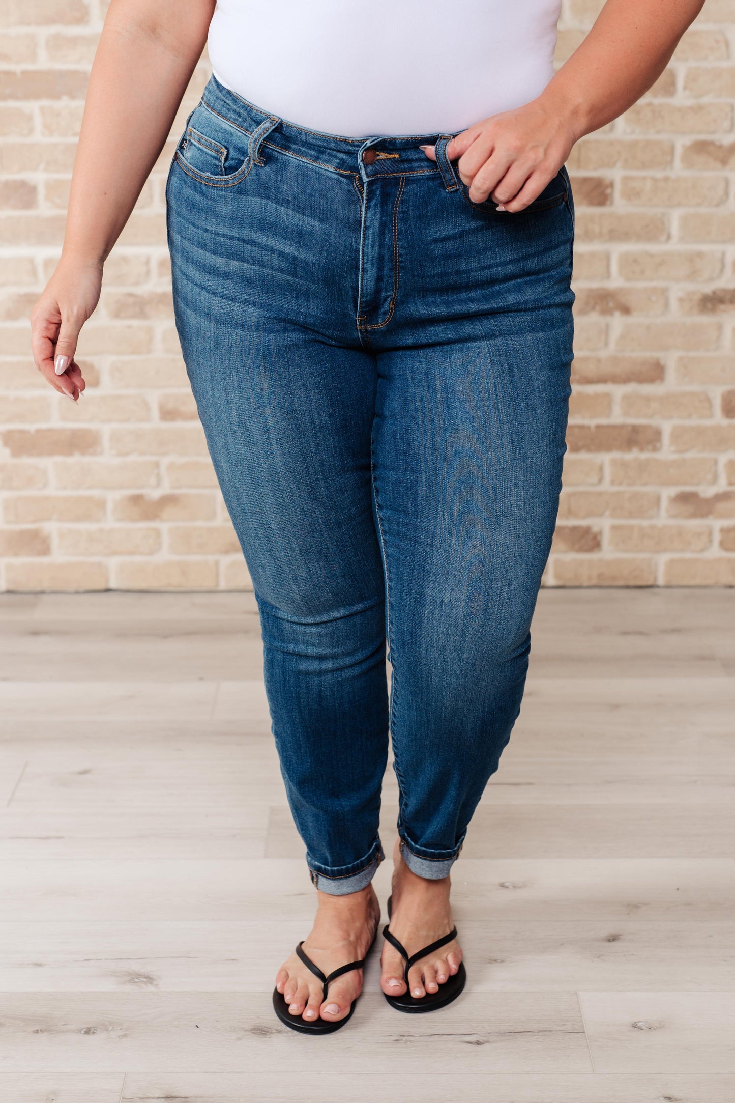 The Robison- High Rise Skinny Judy Blue Jeans