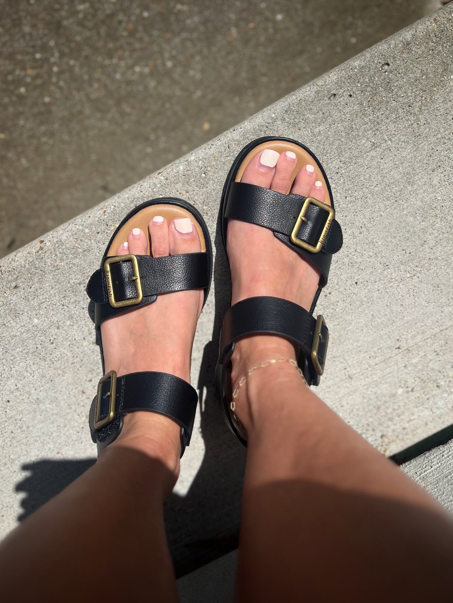 Black Blowfish Sandals- Strapped for Summer