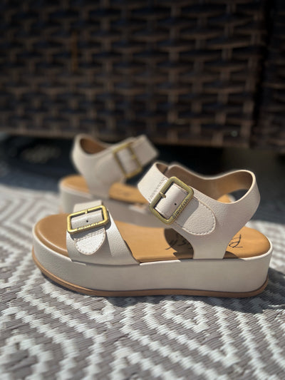 Bone Blowfish Sandals- Strapped for Summer