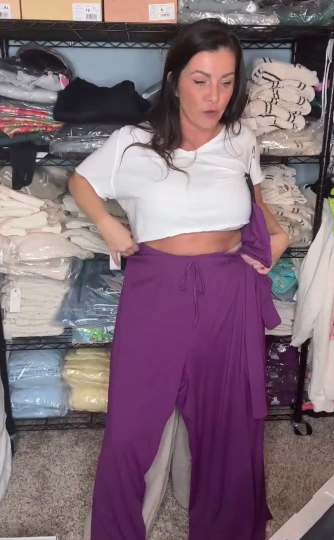 Purple 3pc lounge set