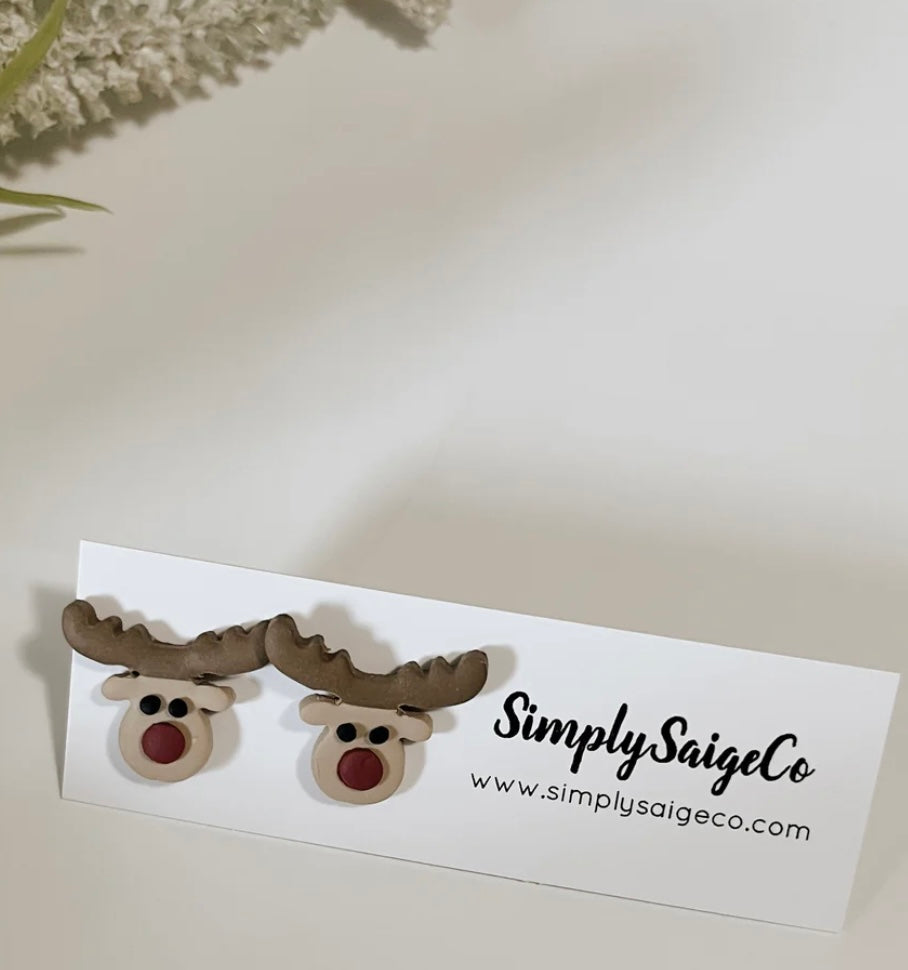 Reindeer Earrings