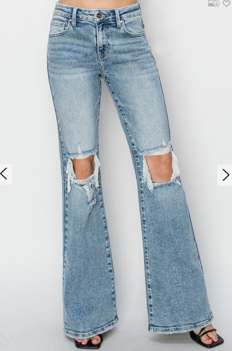 Risen Denim- Distressed Jeans