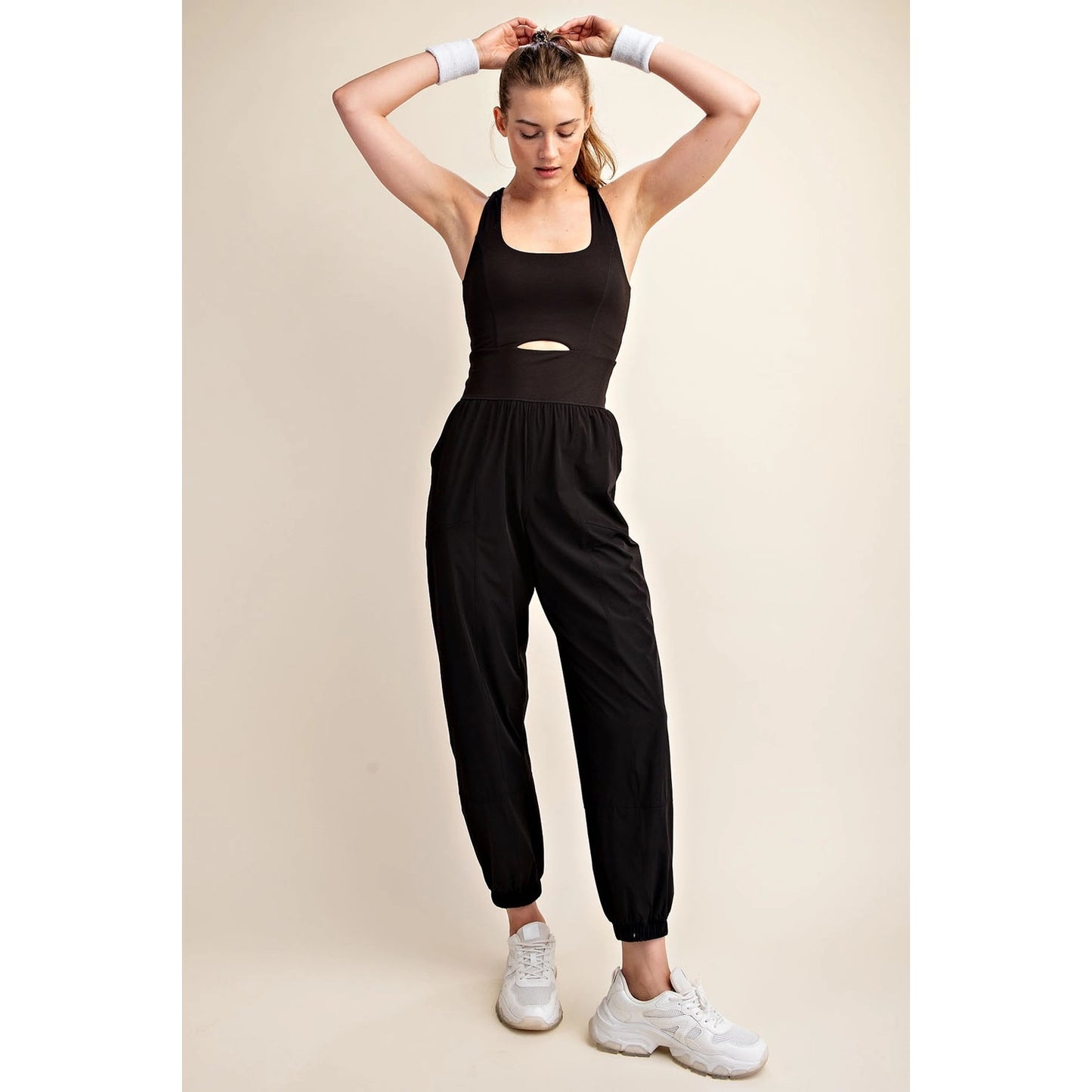 Activate the Curves Jumpsuit- Black