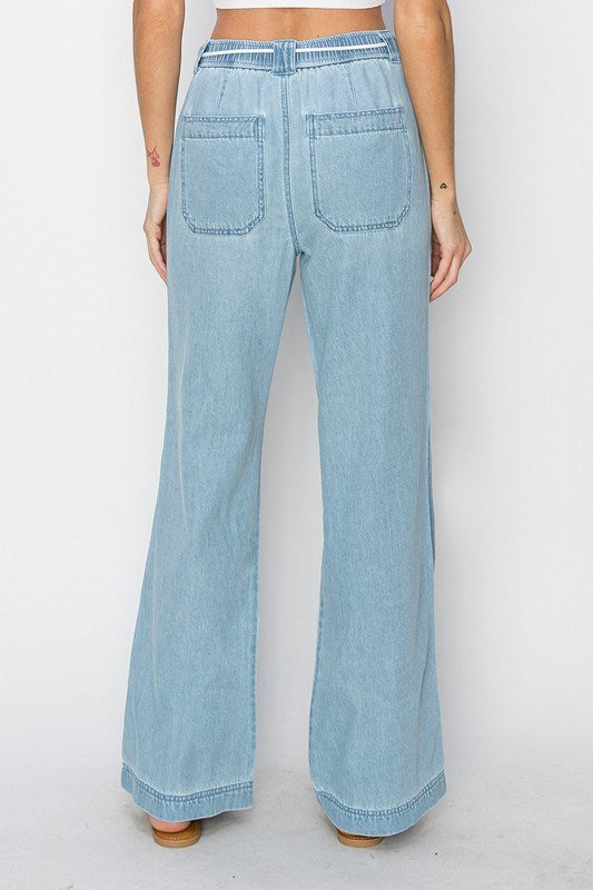 RISEN Straight Pull On Jeans