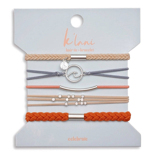 Celebrate: K'lani hair tie & bracelets
