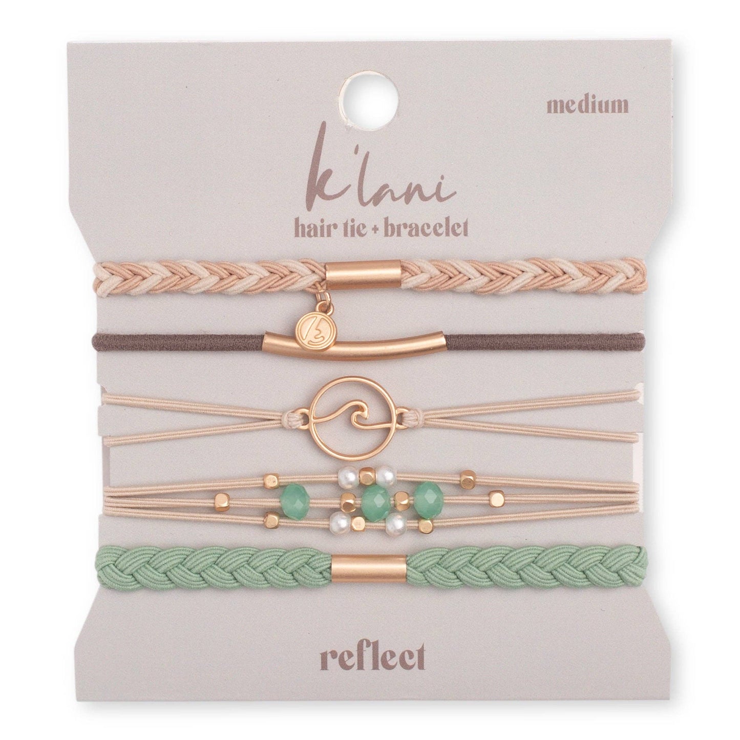 Reflect: K'lani hair tie & bracelets
