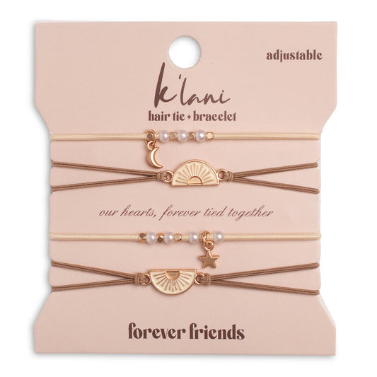 K'Lani Hair Tie Bracelets: Forever Friends